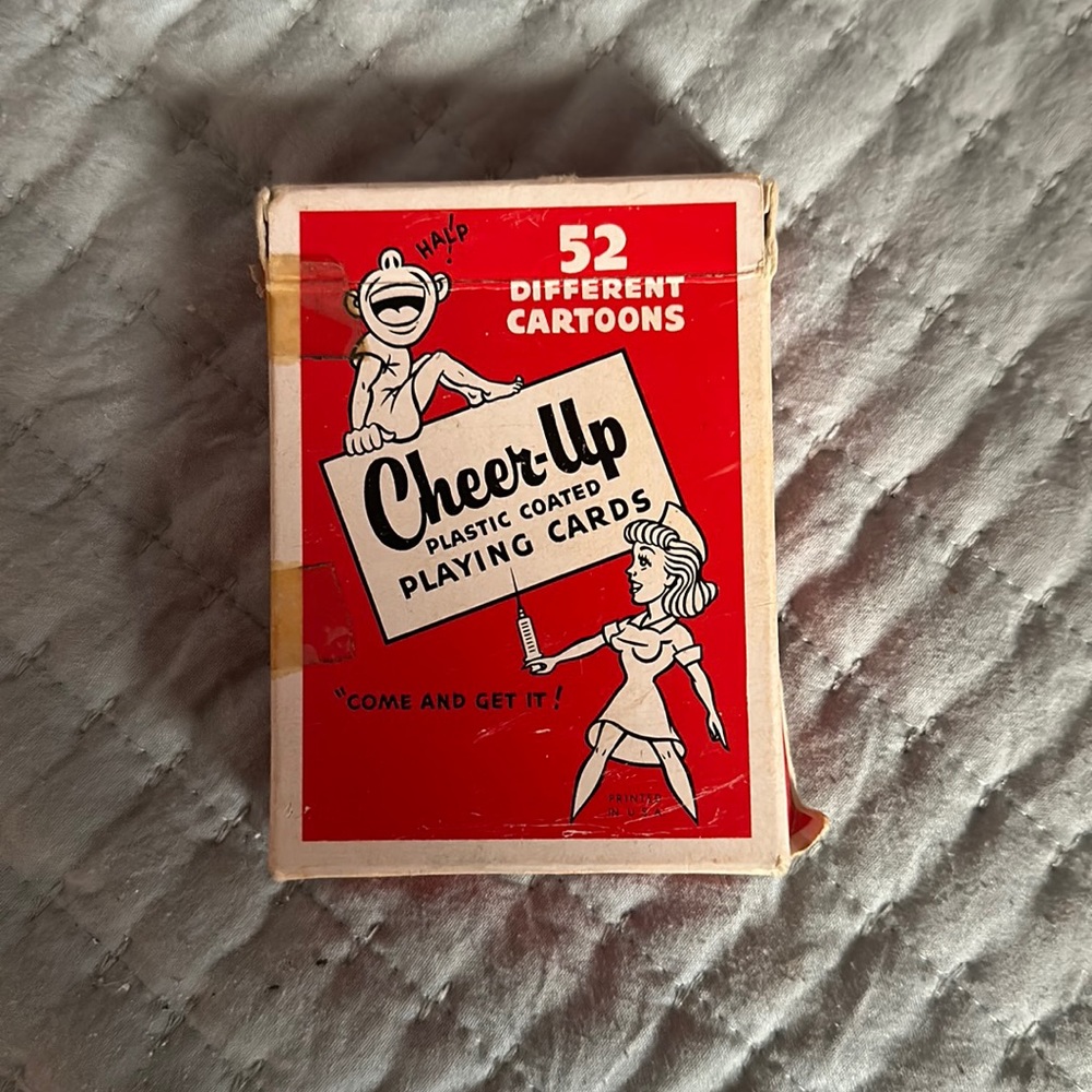 Vintage 1960s playing cards